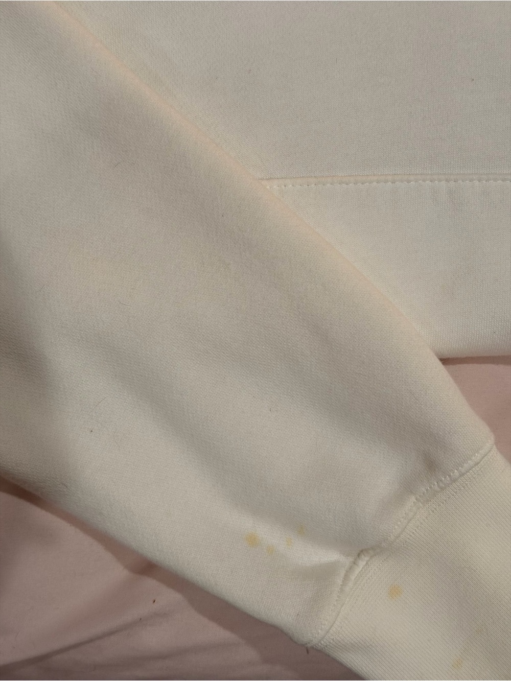 Nike Cream Pullover Hoodie with Black Swoosh - Picture 7 of 11